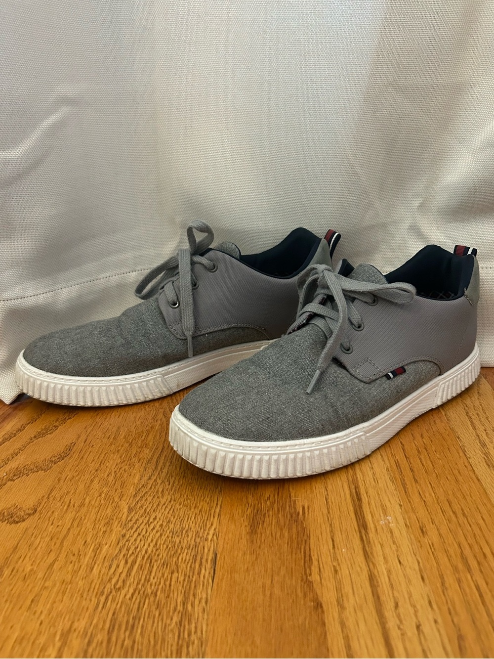 Ben Sherman Gray Low-Top Lace-Up Sneakers